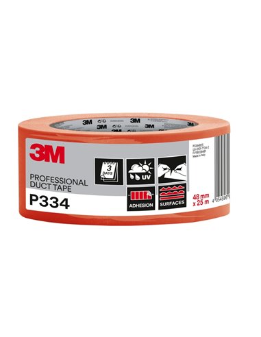 3M Ruban Adhesiva Americana - 48mm x 25m - Haute Adherencia - Couleur Orange