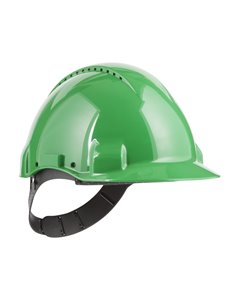 3M Casco de Protection - Avec Ventilacion - Sensor Uvicator - Pin de Ajuste - Couleur Vert