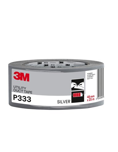 3M Ruban Adhesiva Americana - 48mm x 25m - Couleur Argent