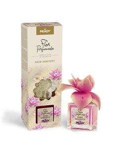 Prady Ambientador Flor Perfumada Deep Serenity - Flacon de Cristal 90ml