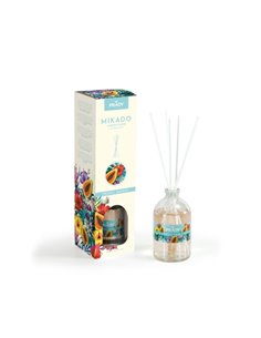 Prady Ambientador Mikado Tropic Papaya - Flacon de Cristal 100 ml et Varitas Difusoras