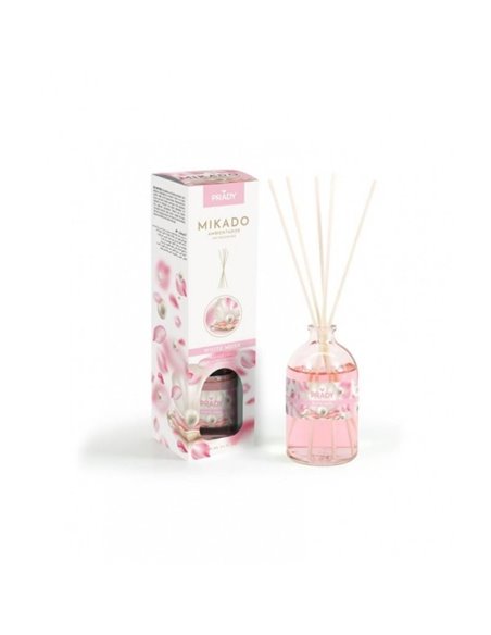 Prady Ambientador Mikado White Musk - Flacon de Cristal 100 ml et Varitas Difusoras