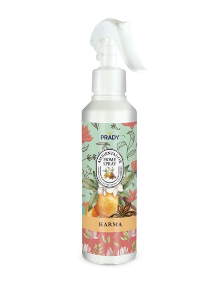 Prady Ambientador Home Spray Karma - Flacon de 220 ml - Spray pulvérisateur