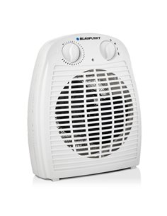 Blaupunkt Calefactor Portable - Potencia 2000W - Temperatura Regulable - Funcion Ventilateur - Termostato - Couleur Blanc