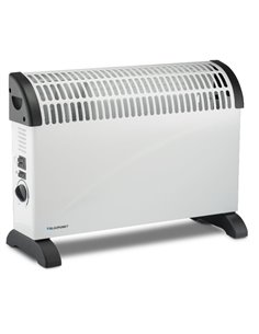 Blaupunkt Radiador Convector - Potencia 2000W - Termostato Regulable - Ventilateur Turbo Independiente - Asas Integradas - 53.5x