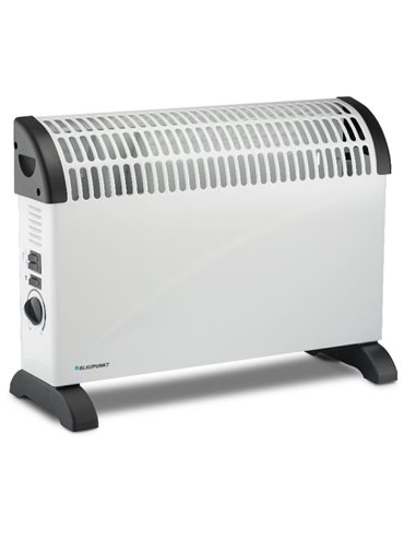 Blaupunkt Radiador Convector - Potencia 2000W - Termostato Regulable - Ventilateur Turbo Independiente - Asas Integradas - 53.5x