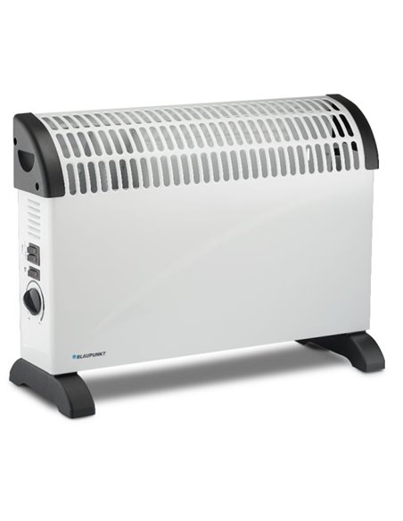 Blaupunkt Radiador Convector - Potencia 2000W - Termostato Regulable - Ventilateur Turbo Independiente - Asas Integradas - 53.5x