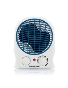 Blaupunkt Calefactor Portable - Potencia 2000W - Temperatura Regulable - Funcion Ventilateur - Termostato - Couleur Blanc et Ble