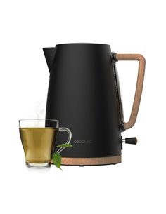 Cecotec ThermoSense 200 Woody Hervidor de Eau - 2200W - Capacité de 1.7L - Acier Inoxydable - Filtro Antical - Base 360º - Venta