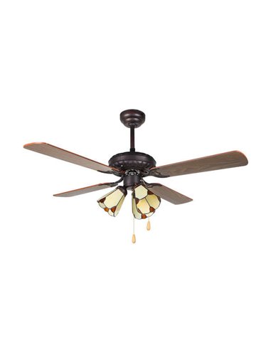 Orbegozo CT 55106 Ventilateur de Techo Elegante et Eficiente - Diametro Compact - Funcionamiento Silencioso - 3 Tulipas Estrateg