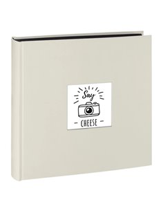 Hama Fine Art Album de Fotos - 100 Paginas Negras - Couvercle de Papier - 30x30cm - Couleur Blanc
