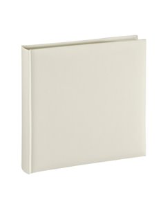 Hama Fine Art Album de Fotos - 80 Paginas Blancas - Couvercle de Papier - 30x30cm - Couleur Beige