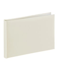 Hama Fine Art Album de Fotos - 36 Paginas Blancas - Couvercle de Papier - 24x17cm - Couleur Beige