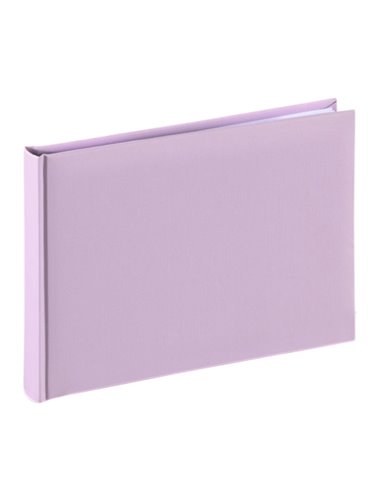 Hama Fine Art Album de Fotos - 36 Paginas Blancas - Couvercle de Papier - 24x17cm - Couleur Rose