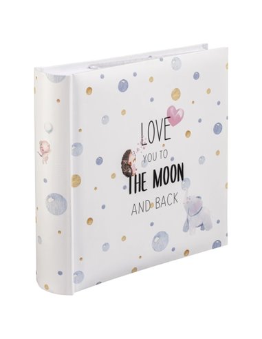 Hama Jusqu'à la Luna Album de Fotos - Capacité Pour 200 Fotos 10x15cm - Insercion Latéral - Couvercle Plastificada - 22.5x22cm -