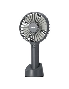 Hama Ventilateur Portable - Rechargeable - 3 Velocidades - Couleur Gris