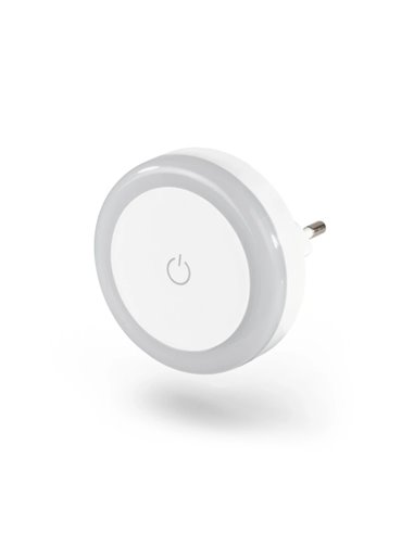Hama Touch Luz LED Nocturna Avec Enchufe - IP20 - 6.4x6.4x6.3cm - Couleur Blanc