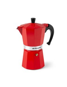Orbegozo KFR 940 Cafetera de Aluminium - Prepara 9 Tazas de Cafe en Minutos - Compatible Avec Diferentes Tipos de Cocinas - Mang