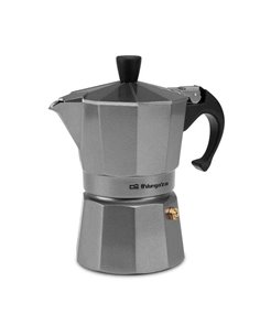 Orbegozo KFS 320 Cafetera de Aluminium Pour 3 Tazas - Rapida - Eficiente et Segura - Idéal Pour Cocinas Electricas - à Gas ou de