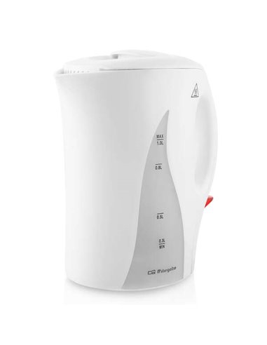 Orbegozo KT 4100 Hervidor de Eau Eficiente - Rapida Ebullicion - Apagado Automatico - Design Elegante et Facile Nettoyage Maxima