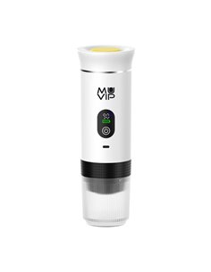 Muvip Xpresscup Cafetera Portable - Compatible Avec Cafe Molido et Capsulas DG et NS - Presion de 20 Bares - Modo Caliente et Fr
