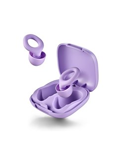 NGS Noon Tapones Pour Oidos Avec Reduccion de Ruido - Silicona - Housse et 4 Almohadillas - Couleur Violet