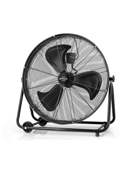 Orbegozo PWT 3061 Ventilateur Industriel Avec Aspas de 60cm et 3 Velocidades - Base Estable - Rejilla de Protection et Ruedas Po