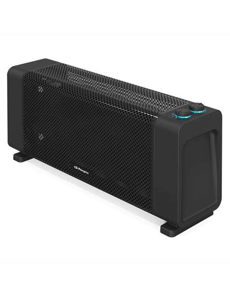 Orbegozo RMB 1500 Radiador de Mica Noir - Potente et Seguro - Conveccion Rapida - Termostato Regulable - Design Compact - Protec