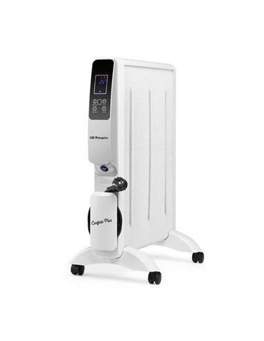Orbegozo RMW 1500 Radiador de Mica Intelligente - Potente et Eficiente - ConexionWifi - Display LED - Control Remoto - Temporiza