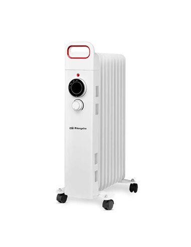 Orbegozo RU 2000 Radiador de Aceite Potente et Seguro - Potencia Maxima 2000W - 9 Elementos Calorificos - Protection contra Sobr