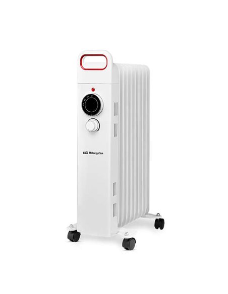 Orbegozo RU 2000 Radiador de Aceite Potente et Seguro - Potencia Maxima 2000W - 9 Elementos Calorificos - Protection contra Sobr