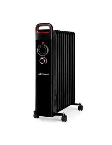 Orbegozo RUN 2500 Radiador de Aceite Eficiente - Potente et Seguro - Inercia Termica - Protection Antivuelco et Sobrecalentamien