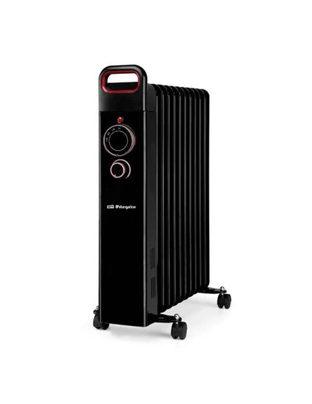 Orbegozo RUN 2500 Radiador de Aceite Eficiente - Potente et Seguro - Inercia Termica - Protection Antivuelco et Sobrecalentamien