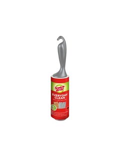 Scotch-Brite Everyday Clean Rodillo Quitapelusas Adhésif - 30 Feuilles - Couleur Gris