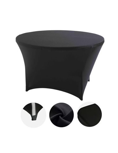 Sungarden Housse Pour Mesa de Resina Ronde 160x74cm - Couleur Noir