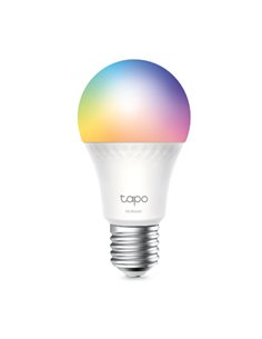 TP-Link Tapo L535E Bombilla Intelligente RGB - Intensidad Regulable - Format A60 - Casquillo E27 - WiFi - Temporizador - Compati