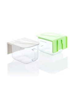 Innovagoods Handstore Pack de 2 Recipientes de Cocina Extraibles - Capacité 420ml - Sans BPA - Facile Nettoyage - Adhesivos de Q