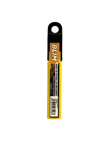 Blim Pack 10 Cuchillas Recambio Pour Cutters 9mm