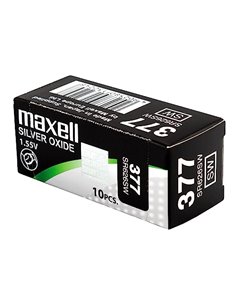 Maxell 377 Pack de 10 Pilas Oxido de Argent 1.55V - SR0626SW