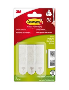 Command Tiras Adhesivas Pour Colgar Cuadros - Couleur Blanc