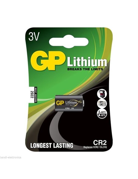 GP Lithium CR2 Pack de 1 Pila CR2 3V