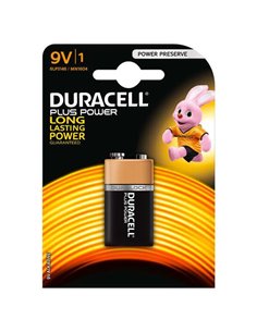 Duracell MN1604B1 Pila Alcalina 9V 6LP3146 Plus Power (1 unidad)