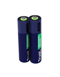 Trust Pack de 2 Pilas Recargables 500 mAh AAA