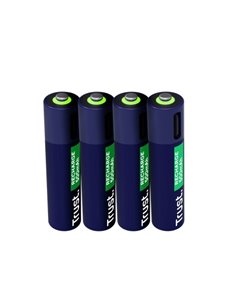 Trust Pack de 4 Pilas Recargables 500 mAh AAA