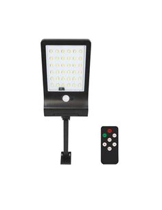Elbat Farola Led Solar - 350LM - Luz Regulable 3000K/4000K/6500K - Batterie 1800mah - Sensor de Movimiento - Control Remoto