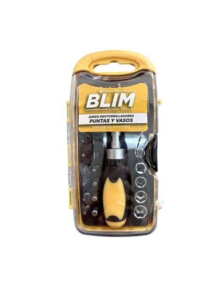 Blim Juego 30 Piezas Destornilladores, Puntas et Vasos