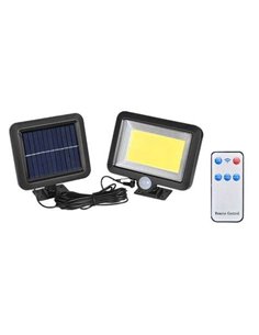 Elbat Foco Solar + Mando - 1000LM - Luz Fria 6500K - Sensor de Movimiento - Batterie 1200mah
