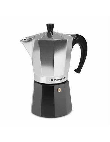 Orbegozo KFM 930 Cafetera de Aluminium Aromas en Familia - Capacité Pour 9 Tazas - Utilizable en Cocinas à Gas - Electricas et V