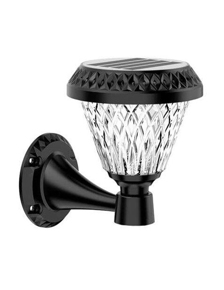 Elbat Luz Solar Portable - 16X18.8cm - 6500K, 250 Lumenes - Batterie 3.2V, 2000Mah - Panel Solar 5V / 2W - IP65 - Tiempo de Char