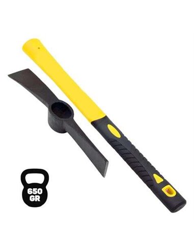 Blim Martillo de Acier Forjado - Peso 650 Gramos - Mango de Fibre de Vidrio - Superficie Engomada - Couleur Noir